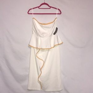 Strapless Straight Eva Mendez Dress, Size 8